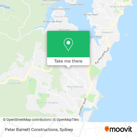 Peter Barnett Constructions map