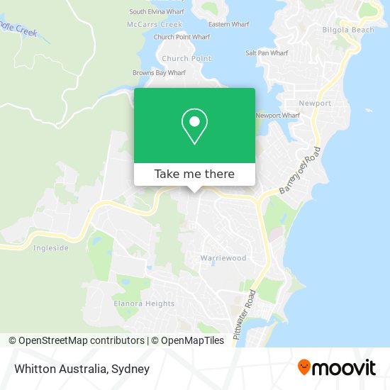 Whitton Australia map