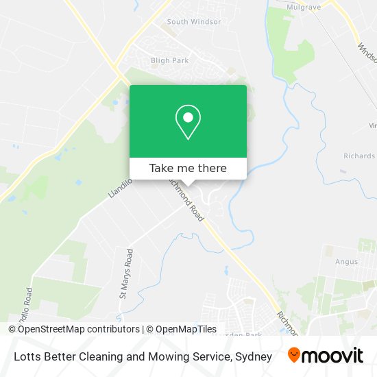 Mapa Lotts Better Cleaning and Mowing Service