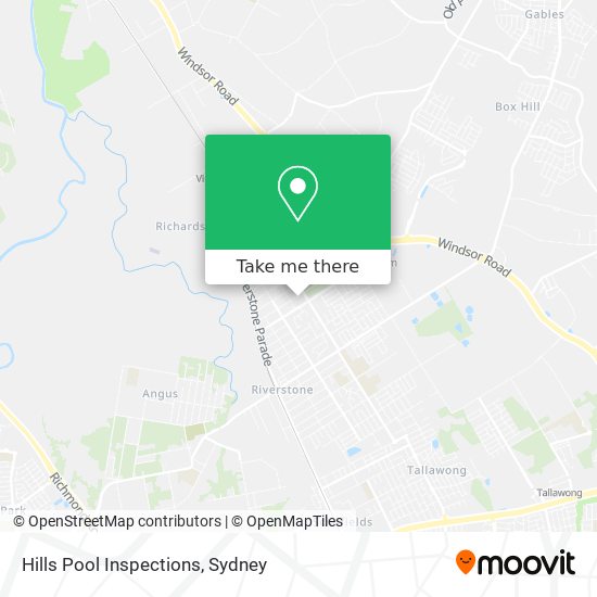 Hills Pool Inspections map