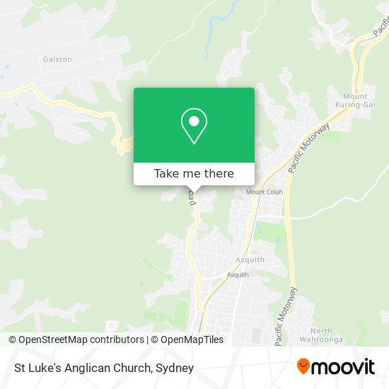 St Luke's Anglican Church map