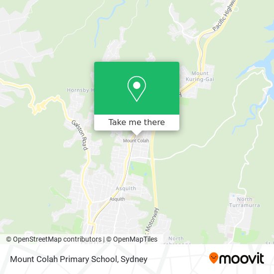 Mount Colah Primary School map