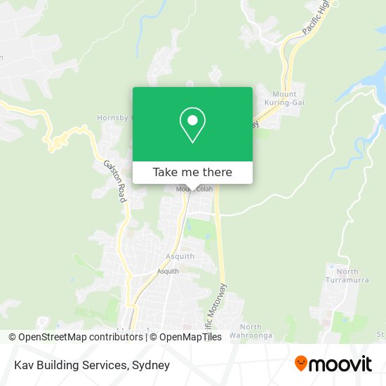 Kav Building Services map