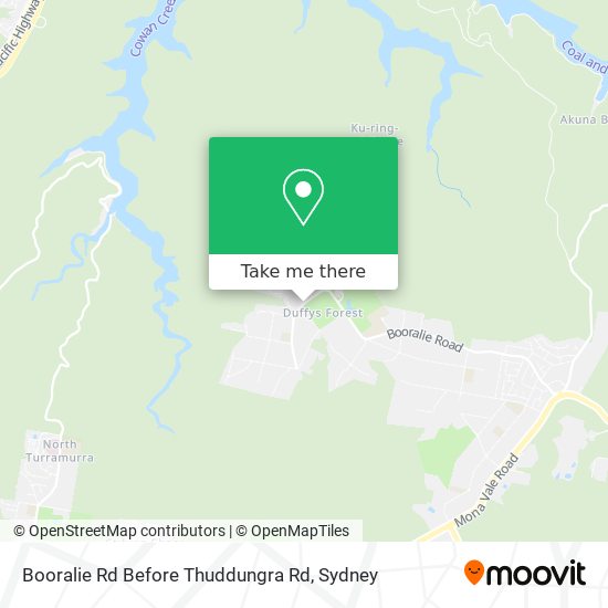 Booralie Rd Before Thuddungra Rd map