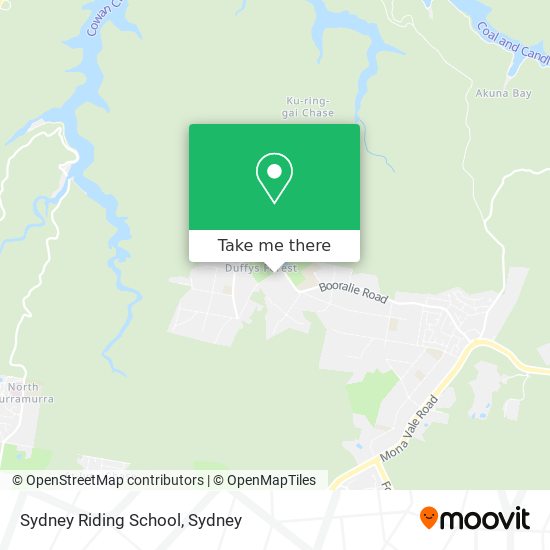 Sydney Riding School map