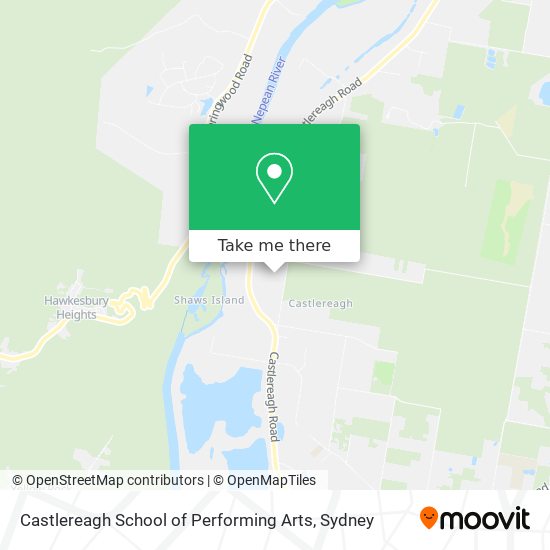 Castlereagh School of Performing Arts map