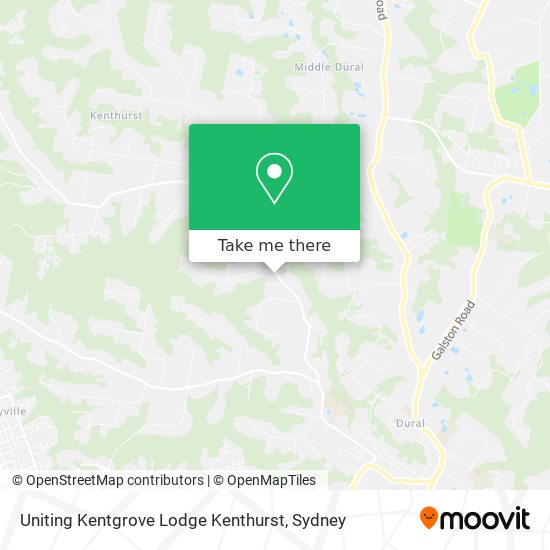 Uniting Kentgrove Lodge Kenthurst map