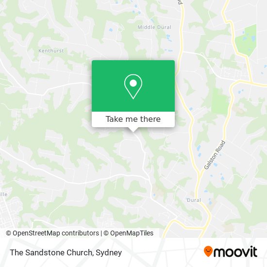 The Sandstone Church map