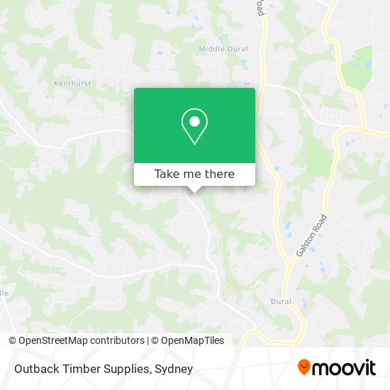 Mapa Outback Timber Supplies