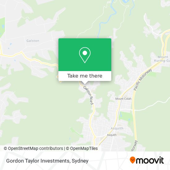 Gordon Taylor Investments map