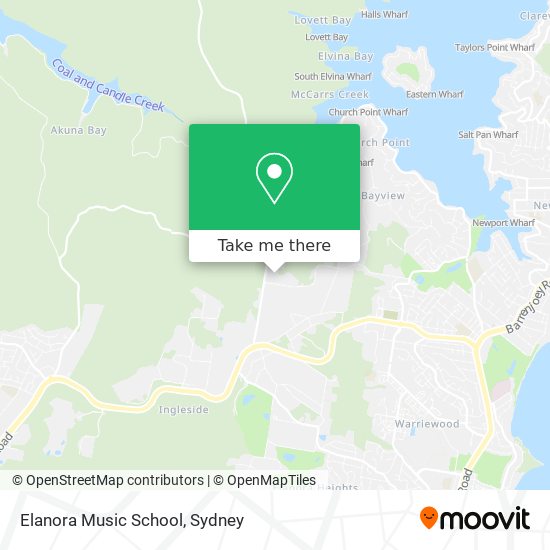 Mapa Elanora Music School