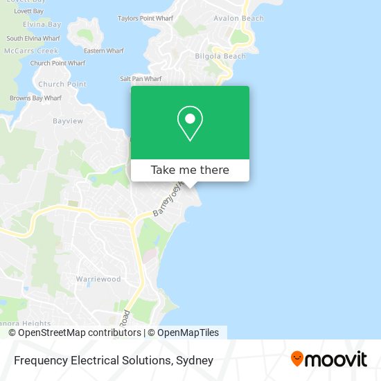 Frequency Electrical Solutions map