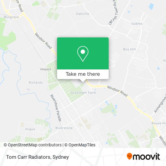 Tom Carr Radiators map