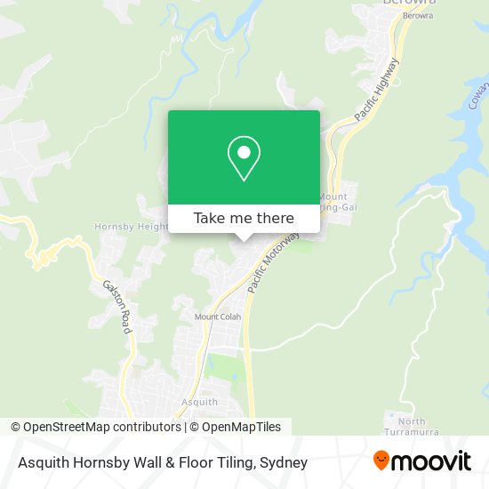 Asquith Hornsby Wall & Floor Tiling map