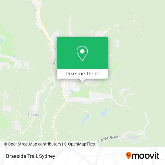 Mapa Braeside Trail