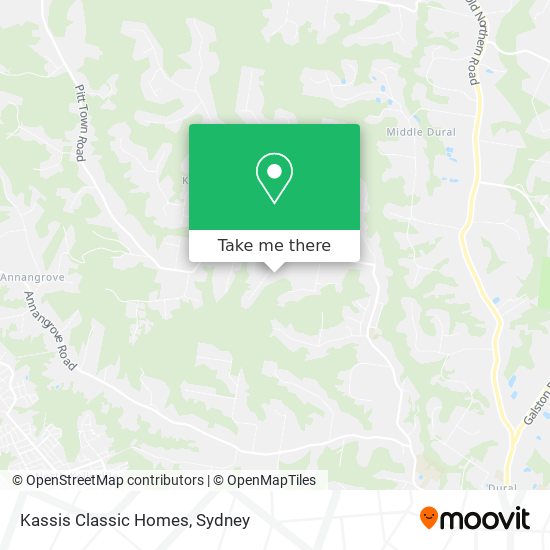 Kassis Classic Homes map