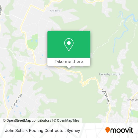 John Schalk Roofing Contractor map