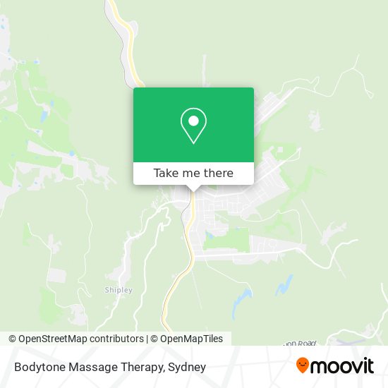 Bodytone Massage Therapy map