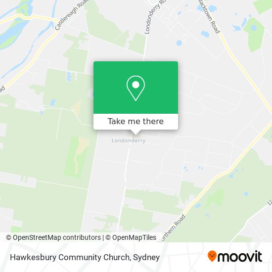 Hawkesbury Community Church map