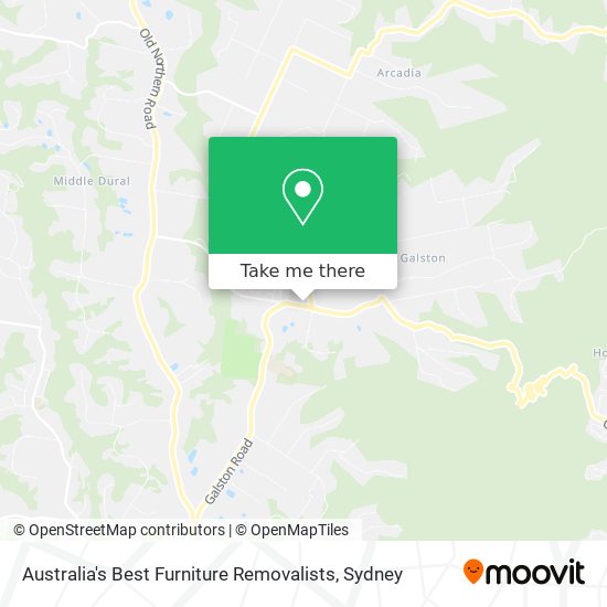 Australia's Best Furniture Removalists map