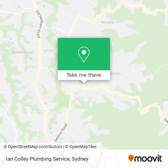 Mapa Ian Colley Plumbing Service