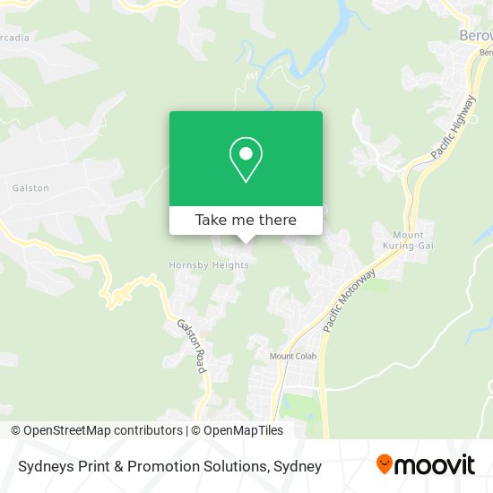 Sydneys Print & Promotion Solutions map