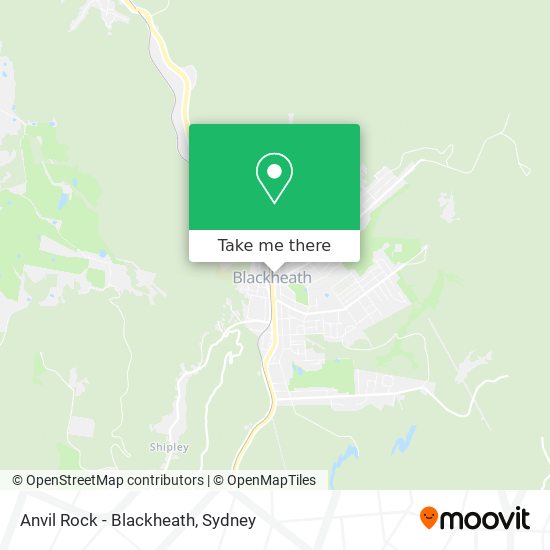 Anvil Rock - Blackheath map