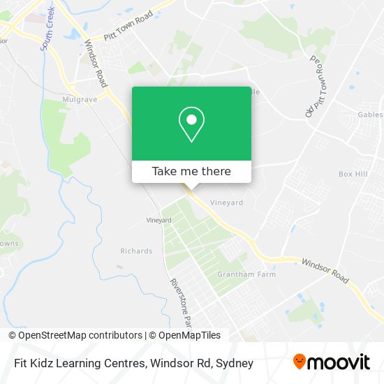 Mapa Fit Kidz Learning Centres, Windsor Rd