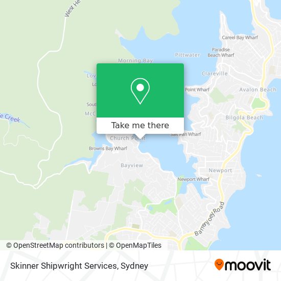 Mapa Skinner Shipwright Services