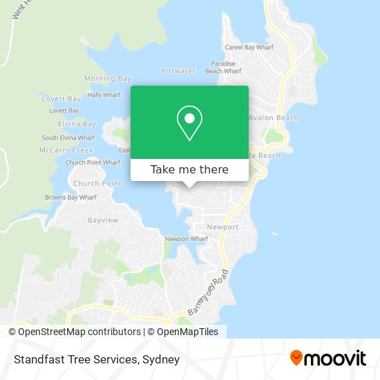 Standfast Tree Services map