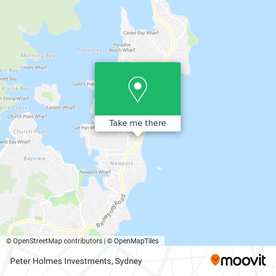 Mapa Peter Holmes Investments