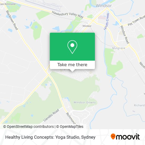 Healthy Living Concepts: Yoga Studio map