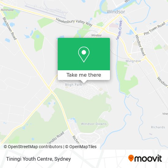 Tiningi Youth Centre map