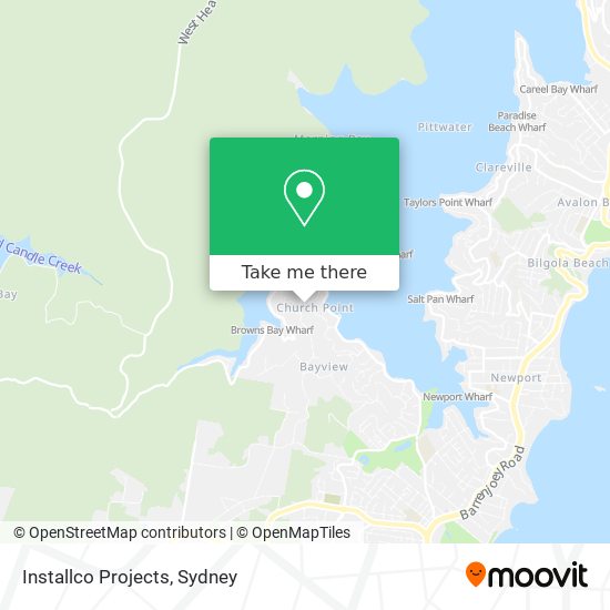 Installco Projects map