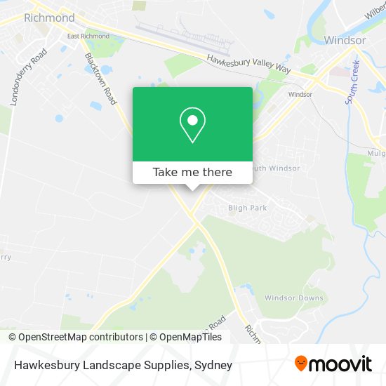 Hawkesbury Landscape Supplies map