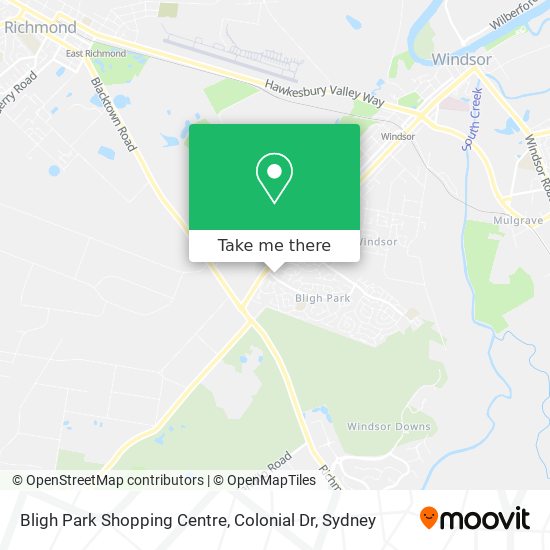 Bligh Park Shopping Centre, Colonial Dr map