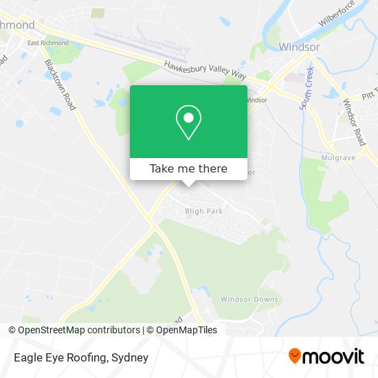 Eagle Eye Roofing map