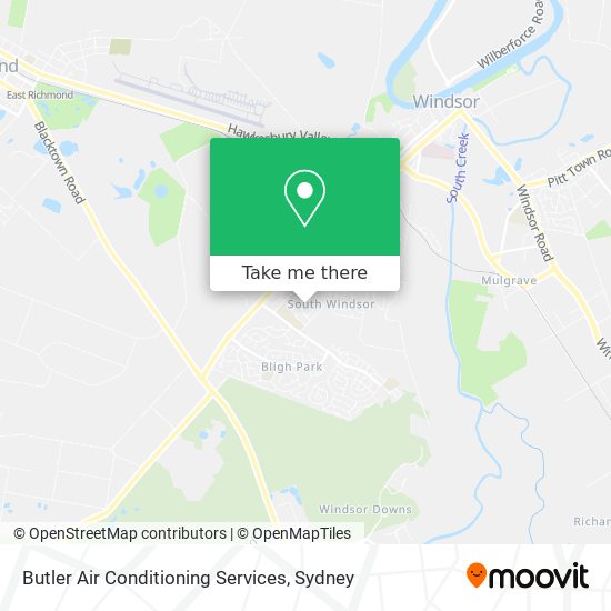 Mapa Butler Air Conditioning Services