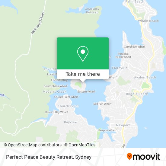 Perfect Peace Beauty Retreat map