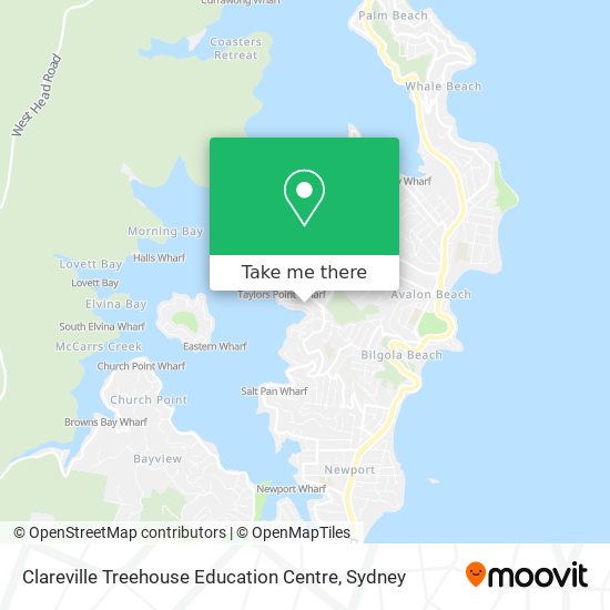 Clareville Treehouse Education Centre map