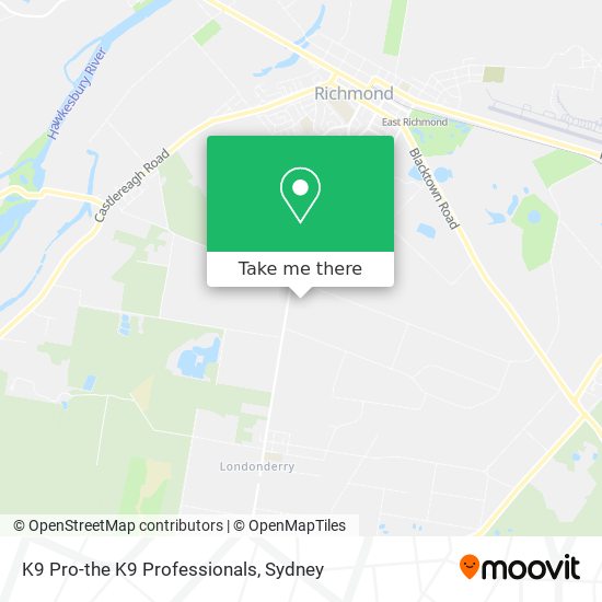 K9 Pro-the K9 Professionals map