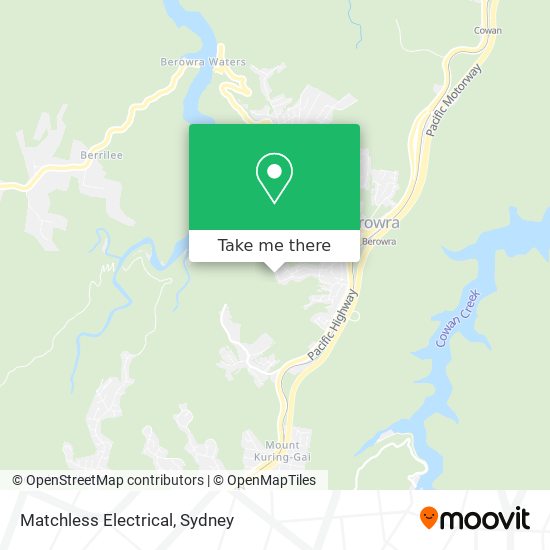 Matchless Electrical map