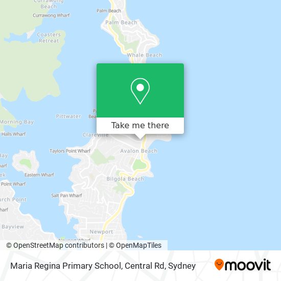 Mapa Maria Regina Primary School, Central Rd