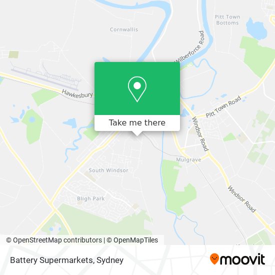 Mapa Battery Supermarkets