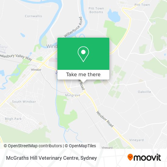 McGraths Hill Veterinary Centre map
