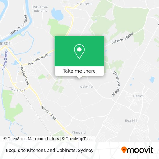 Exquisite Kitchens and Cabinets map