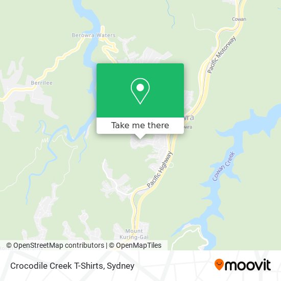 Crocodile Creek T-Shirts map