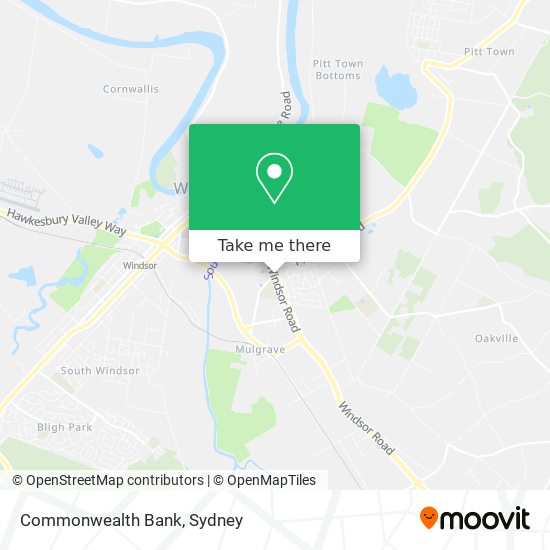 Commonwealth Bank map