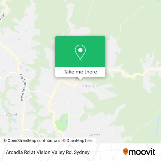 Arcadia Rd at Vision Valley Rd map