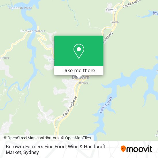 Berowra Farmers Fine Food, Wine & Handcraft Market map